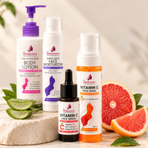 Vitamin-C Facewash + Face Moisturizer + Vitamin-C Face Serum + Body Lotion