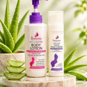Face Moisturizer + Body Lotion