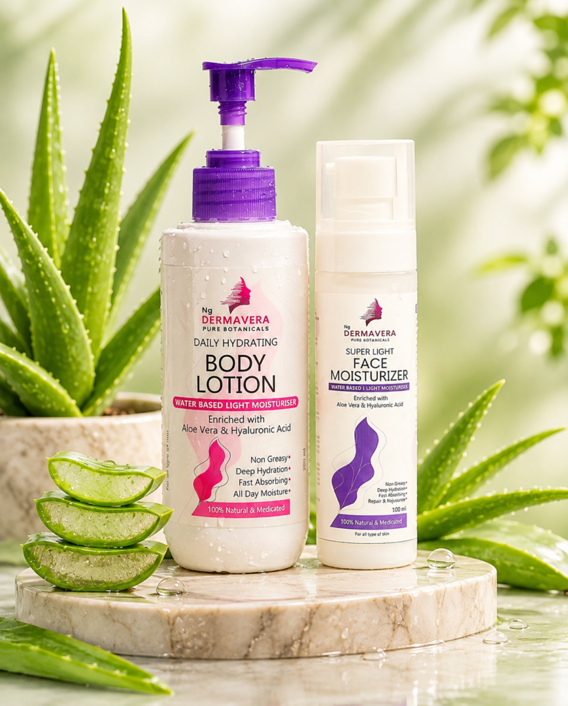 Face Moisturizer + Body Lotion
